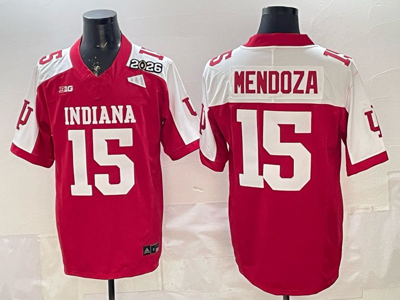 Men 2026 Ohio State Buckeyes #15 Mendoza Red Limited NCAA Jersey 084->ncaa teams->NCAA Jersey
